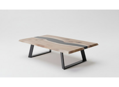 Epoxy resin table wood coffee table handmade solid living room furniture
