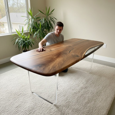 Coffee table river table real wood epoxy resin river tables solid