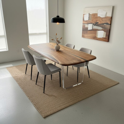 Coffee table river table real wood epoxy resin river tables solid