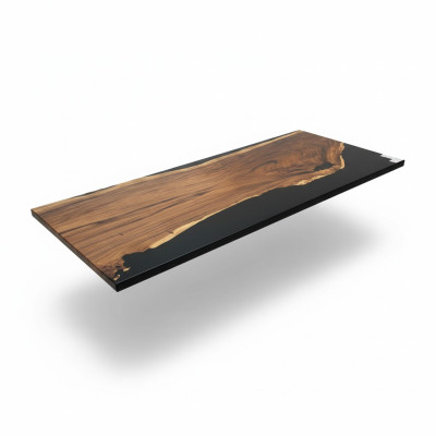 Dining Table Black Water River Real Wood River Table 265x100 Tables