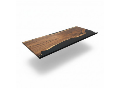 Dining Table Black Water River Real Wood River Table 265x100 Tables