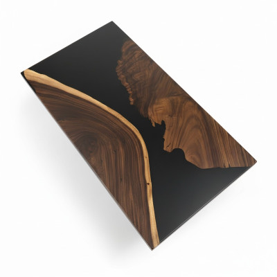 Dining Table River Table Real Decorative Wood Solid Epoxy Resin Tables