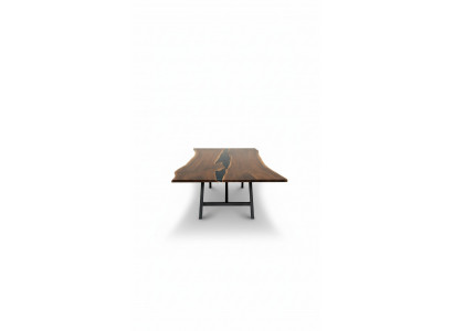 Solid wood furniture dining table epoxy resin real epoxy table casting resin waterfall