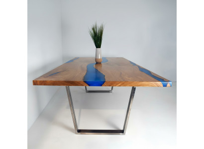 Tables Dining Table Design Table Modern Sea River Furniture 220x90 Epoxy Resin Ocean
