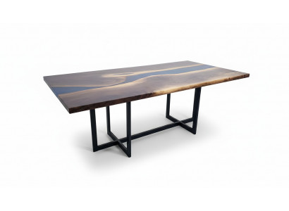 Dining Table Design Table Resin Modern Tables Sea Ocean River Furniture 220x90 Epoxy