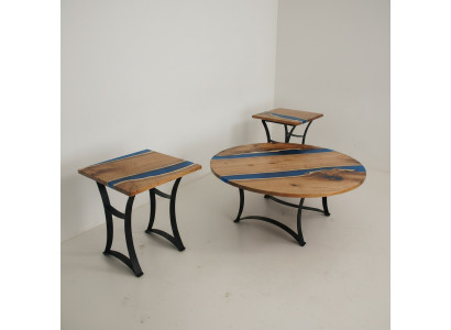 Epoxy river custom-made table epoxy resin real wood price per square meter tables resin