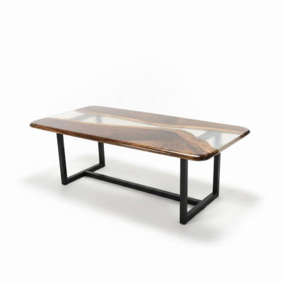 Tables epoxy resin dining table solid wood furniture waterfall epoxy table casting resin