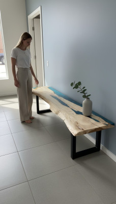 Console table, side table, epoxy table, sideboard, console table, wall tables, epoxy, new