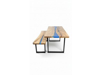 Design table bench dining table kitchen table living room tables solid 2-piece new benches