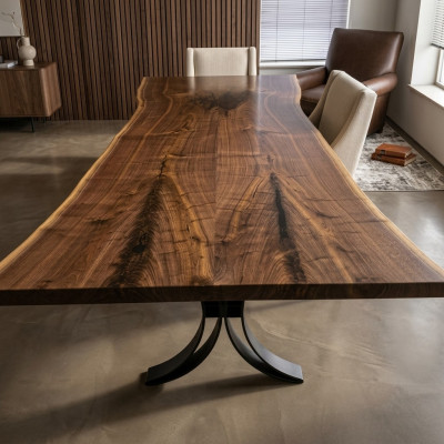 Luxury Dining Table Real Wood Designer Kitchen Table Solid Tables 1 sqm Price