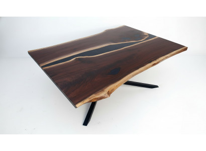 Custom-made epoxy resin table, epoxy resin river, real wood price per square meter tables