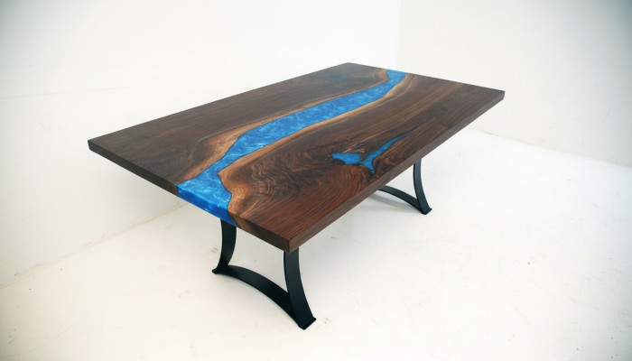 Epoxy Resin Dining Table Dining Table Conference Tables Designer 1SQM