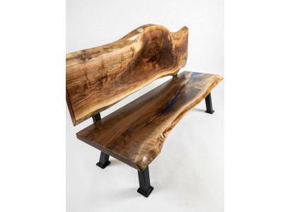 Bank Designer Massive Handmade Garden Bank Solid Wood Bench Garden Benches