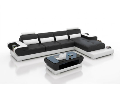 Sofa leather sofa corner couch upholstered suite couch corner suite living landscape upholstery