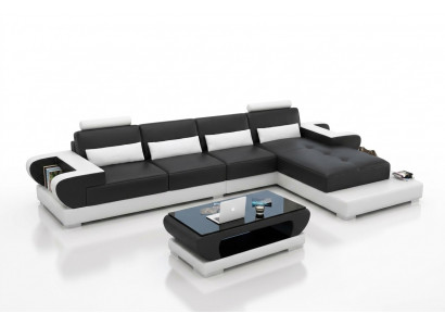 Sofa leather sofa corner couch upholstered suite couch corner suite living landscape upholstery
