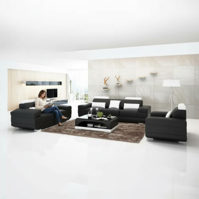Design sofa set Sofa 321 seater coffee table sets leather set 4-piece group