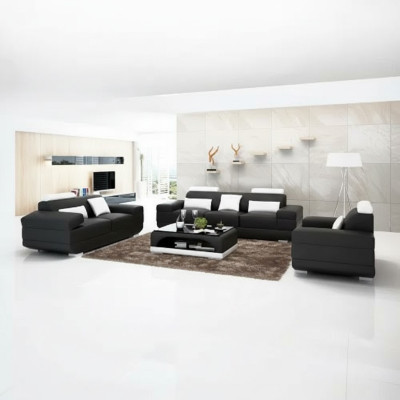 Design sofa set Sofa 321 seater coffee table sets leather set 4-piece group