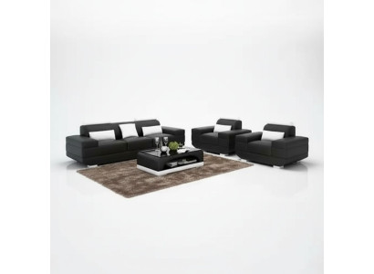 Design sofa set Sofa 321 seater coffee table sets leather set 4-piece group