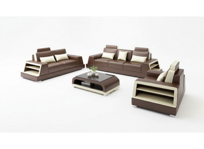 Sofa set 321 seater coffee table leather sofa modern sofa couch living room landscape