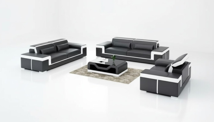 Design Sofa Set 321 Seater Design Sofa Upholstered Couches Couch Luxury New