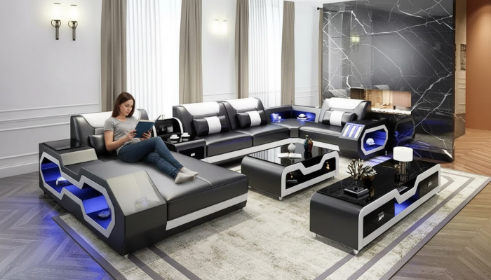 Design corner set corner sofa sofa couch sofas couches table 2-piece living landscape
