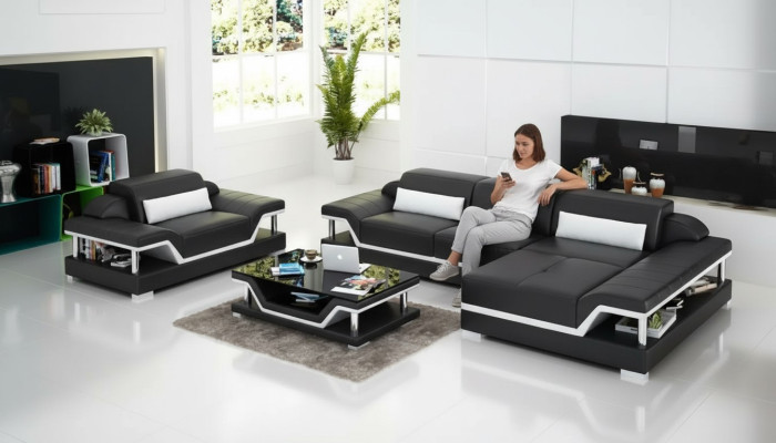 Sectional sofa living landscape corner couch corner suite upholstered sofa L-shape leather sofa couch