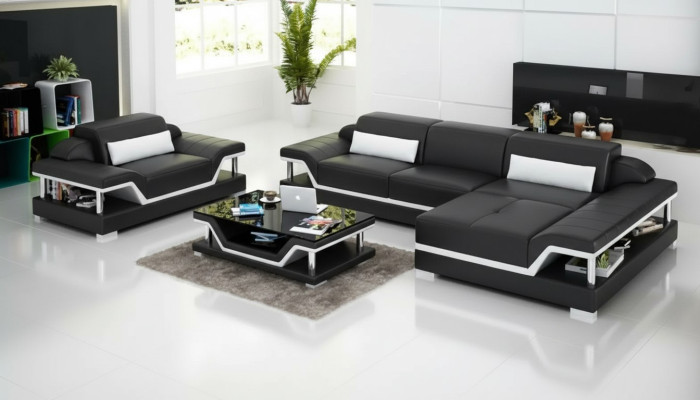 Sectional sofa living landscape corner couch corner suite upholstered sofa L-shape leather sofa couch