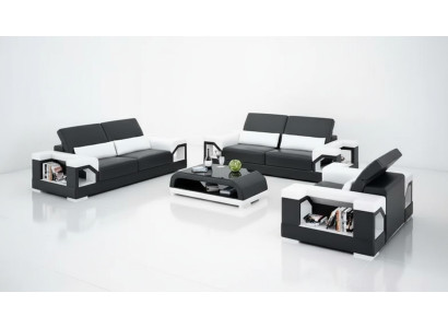 Sofa set 321 seater coffee table living landscape leather sofa modern sofa couch