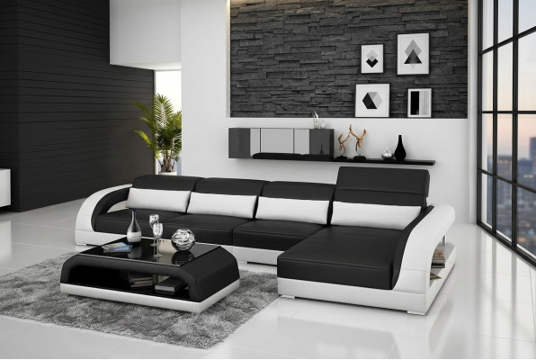 Design corner couch corner sofa living room modern leather upholstery couch sofa