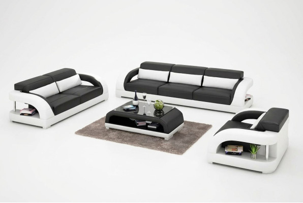 Living Room Sofa Set 3+2+1 Seater Designer Sofa Leather Sofa Modern Sofa