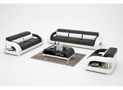 Living Room Sofa Set 3+2+1 Seater Designer Sofa Leather Sofa Modern Sofa