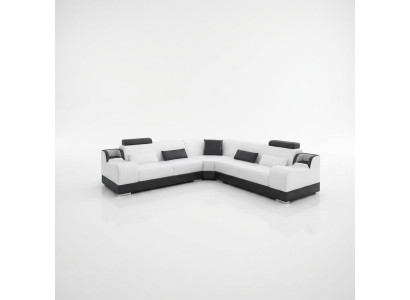 Design corner sofa living room modern corner couch leather upholstery couch sofa