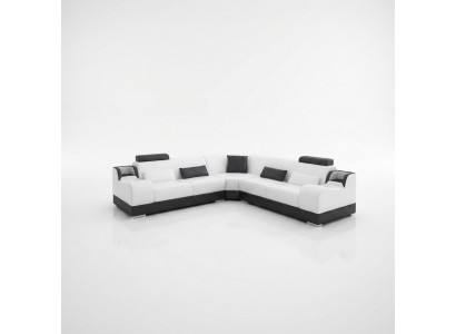 Design corner sofa living room modern corner couch leather upholstery couch sofa
