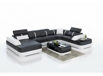 Modern corner sofa design living room corner couch leather cushion couch sofa