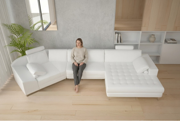 Modern sofa corner sofa U-shaped leather sofa sectional designer sofa