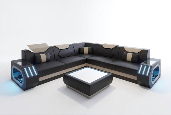 Design corner couch corner sofa living room furniture leather upholstery couch sofa