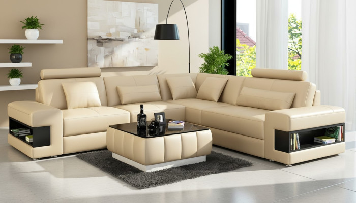 Corner sofa corner couch design living room furniture leather upholstery couch sofa
