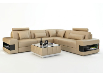 Corner sofa corner couch design living room furniture leather upholstery couch sofa