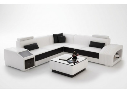 Design corner sofa living room corner couch leather upholstery couch sofa L shape