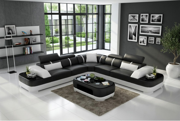 Design furniture corner couch corner sofa living room leather upholstery couch sofa
