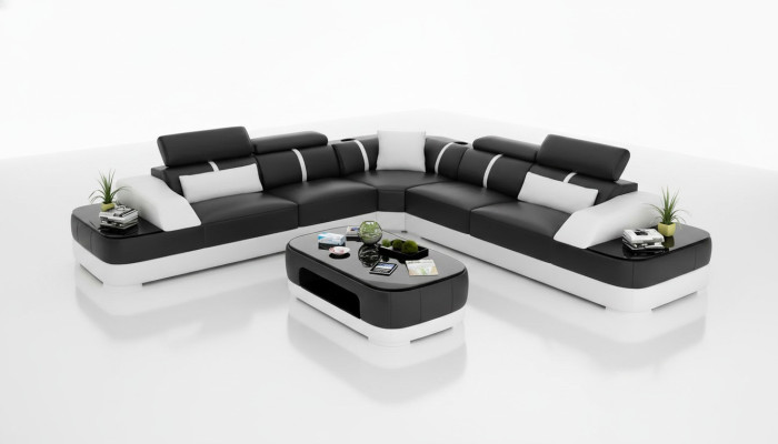 Design furniture corner couch corner sofa living room leather upholstery couch sofa