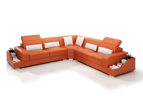 Designer furniture corner sofa living room corner couch leather upholstery couch sofa