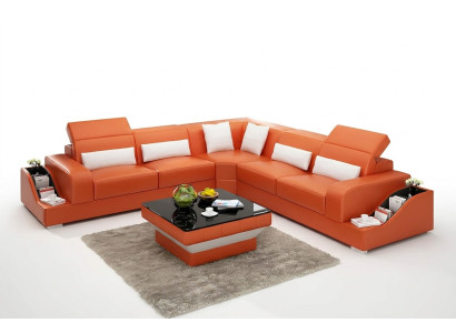 Corner sectional, leather sofa, corner sofa, upholstered furniture, upholstered couch, suite, living area.