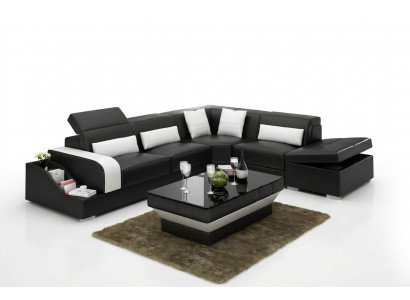 Modern design corner couch corner sofa living room leather upholstered couch sofa