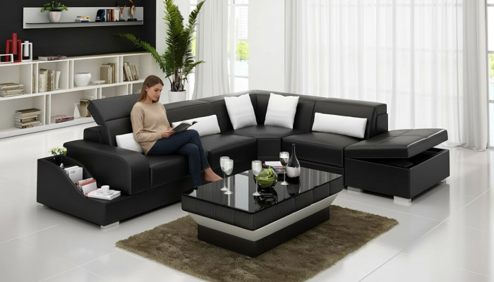 Suite, corner suite, sofa, leather sofa, corner sofa, upholstery, upholstered couch, living landscape.