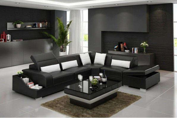 Suite, corner suite, sofa, leather sofa, corner sofa, upholstery, upholstered couch, living landscape.