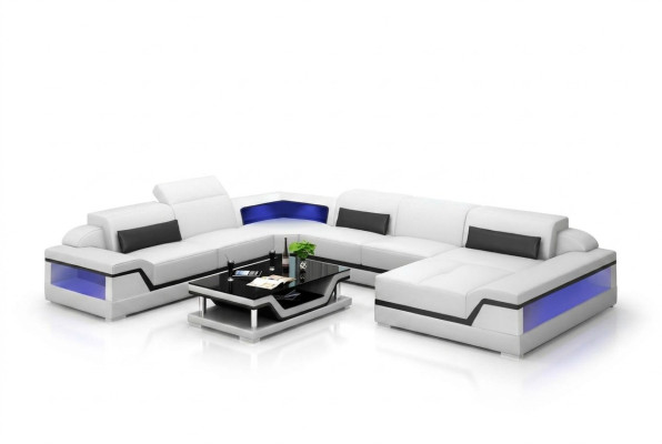 Corner suite corner sofa upholstered corner couch 2-piece set new modern living room