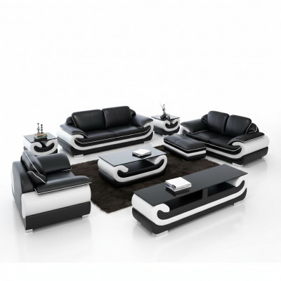 Sofa set 321 seater living landscape modern sofa leather sofa designer