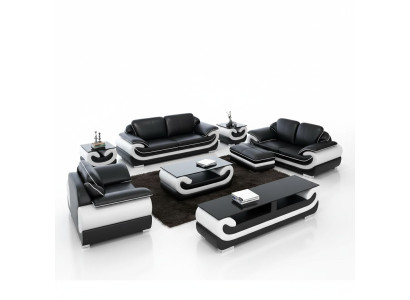 Sofa set 321 seater living landscape modern sofa leather sofa designer