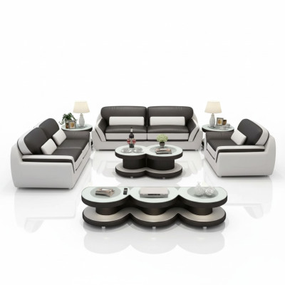 Sofa set 321 table stool sideboard living room landscape couches sofa couch 7-piece set.